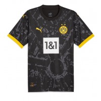 Camisa de time de futebol Borussia Dortmund Karim Adeyemi #27 Replicas 2º Equipamento 2023-24 Manga Curta